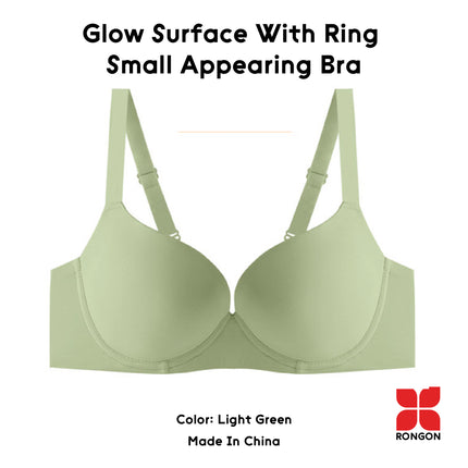 Glow Surface Non-marking Summer Thin With Ring Small Appearing Bra