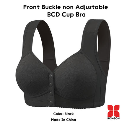 Front Buckle non Adjustable  BCD Cup Bra