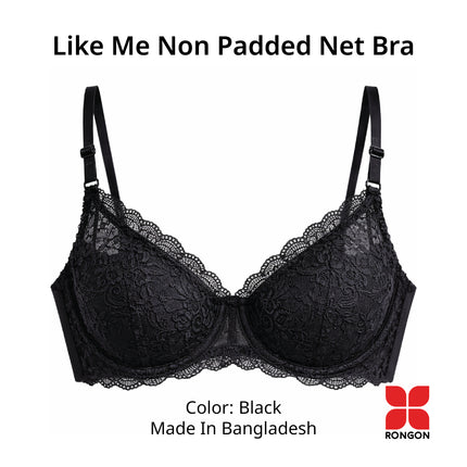 Like Me Non Padded Net Bra