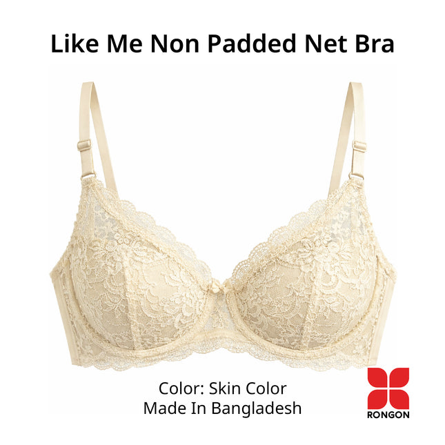 Like Me Non Padded Net Bra