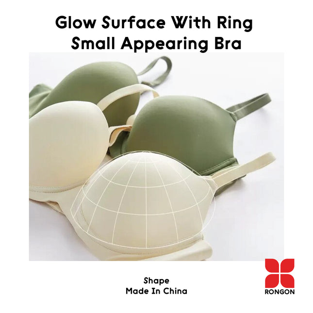 Glow Surface Non-marking Summer Thin With Ring Small Appearing Bra