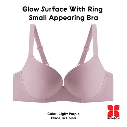 Glow Surface Non-marking Summer Thin With Ring Small Appearing Bra