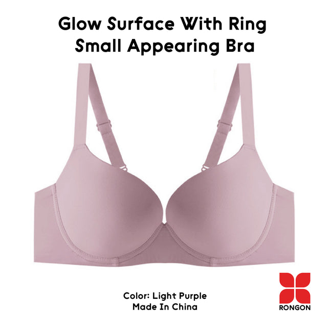 Glow Surface Non-marking Summer Thin With Ring Small Appearing Bra