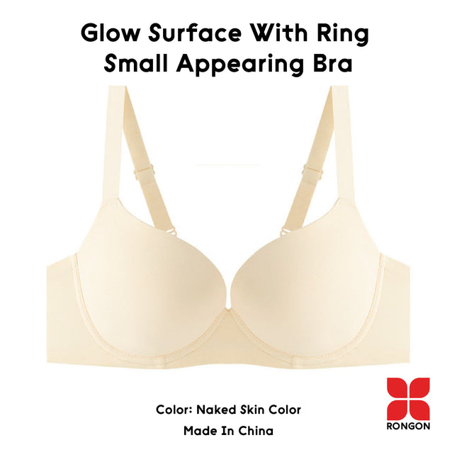 Glow Surface Non-marking Summer Thin With Ring Small Appearing Bra