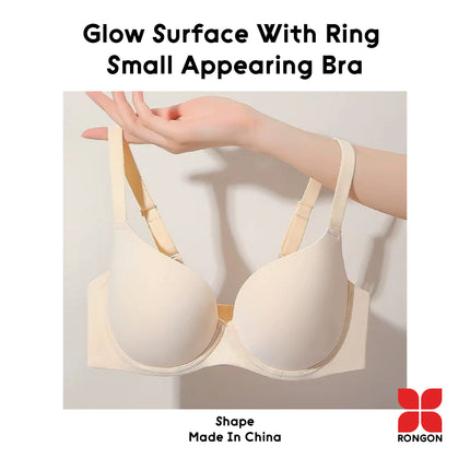 Glow Surface Non-marking Summer Thin With Ring Small Appearing Bra