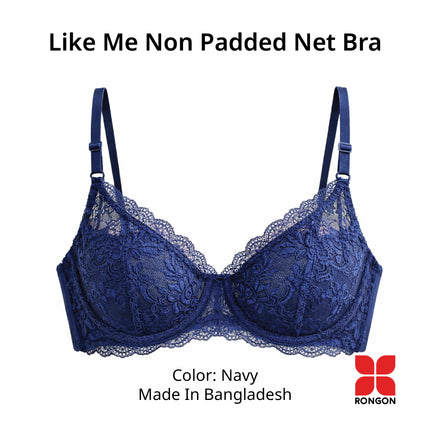 Like Me Net Non Padded Bra