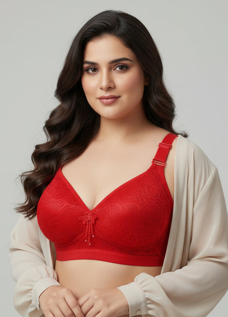 Comfortable breathable adjustable big chest bra