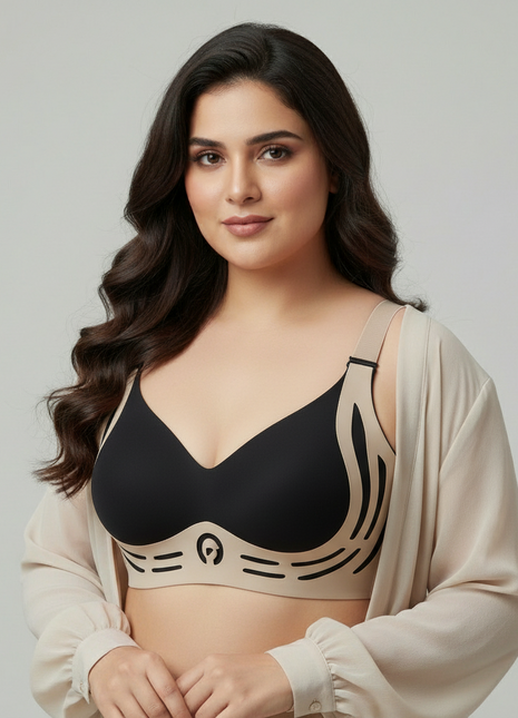 Soft support adjustable small chest anti-sagging running fixed cup Bra