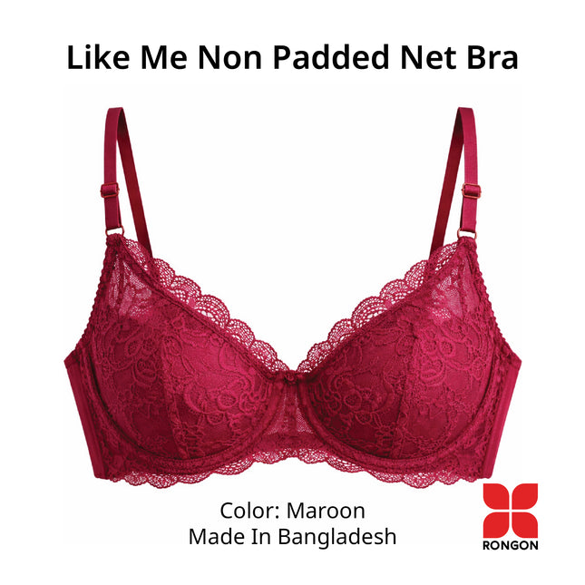 Like Me Net Non Padded Bra